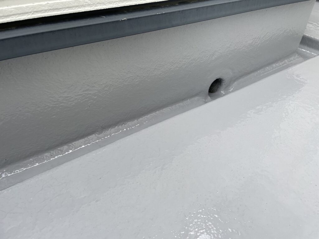 千曲市ベランダ防水施工後2