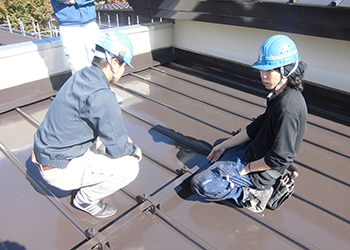 屋根塗装施工完了及び検査