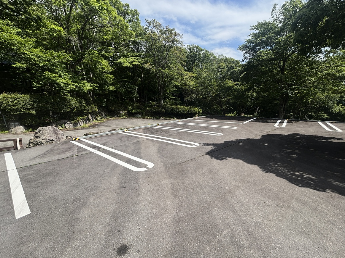 長野市　H珈琲店　駐車場ライン工事