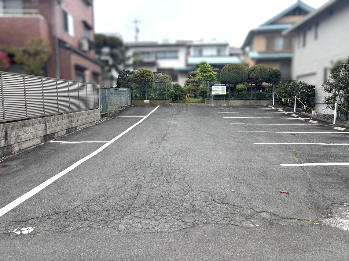 長野市　施設駐車場ライン工事